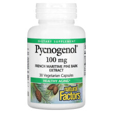 Natural Factors, Pycnogenol, 25 мг, 60 вегетарианских капсул