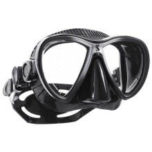 Masks and snorkels for scuba diving