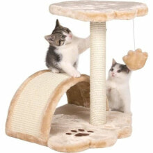 Cat scratching tree Trixie Vitoria Бежевый 43 cm Плюшевая ткань Сизаль