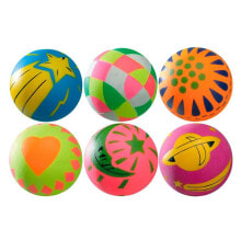 FERPLAST Flourescent Ball Ter Toy 6 Units