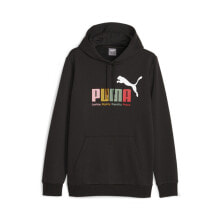 Puma Essenstials Multicolor Pullover Hoodie Mens Black Casual Outerwear 67717101 купить онлайн