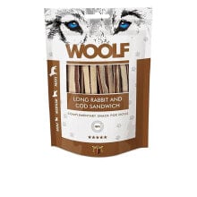 WOOLF Long cod sandwich dog treat 100g