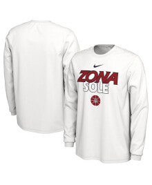 Nike men's White Arizona Wildcats On Court Long Sleeve T-shirt