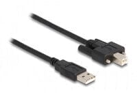 87201 - 2 m - USB A - USB B - USB 2.0 - 480 Mbit/s - Black