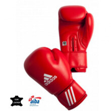 Боксерские перчатки Adidas с допуском AIBA красные