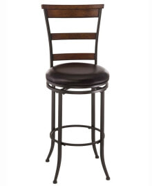 Cameron Swivel Ladder Back Bar Height Stool