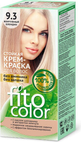 Краска для волос Fitocosmetic Fito Color No.9.3 Стойкая крем-краска для волос без аммиака, оттенок жемчужный блондин