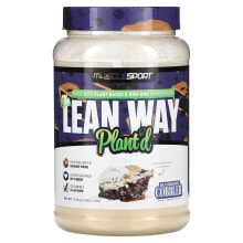 MuscleSport, The Lean Whey, Plant'd, Blueberry Cobbler, 1.7 lbs (775 g)