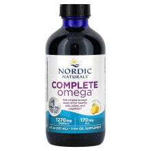 Нордик Натуралс, Complete Omega, с лимонным вкусом, 237 мл (8 жидк. унций)