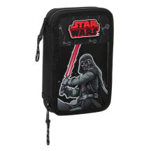 SAFTA Double Filling Star Wars The Fighter Pencil Case 28 units