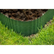 Green lawn edging made of polyethylene H15 cm * 9 meters