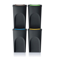 Купить мусорные ведра и баки KEDEN: KEDEN SORTIBOX set of 4 trash cans 140L