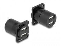 87812 - USB A - USB A - Black