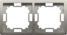 Умные розетки, выключатели и рамки kontakt-Simon Simon Basic satin double frame (BMR2 / 29)