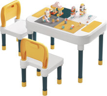 Curbstones and tables in the children's room