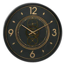 Настенное часы Зеленый Позолоченный Железо 55 x 8,5 x 55 cm