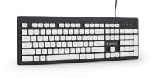 Клавиатуры gembird KB-CH-01 клавиатура USB Черный, Белый