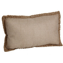 Cushion Romimex Champagne 30 x 10 x 50 cm