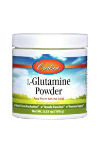 Аминокислоты Carlson L-Glutamine Powder  Порошок L-глютамина 100 г