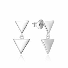 Ювелирные серьги stunning silver earrings with zircons E0002446