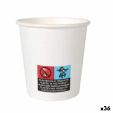 Набор стаканов Algon Картон Одноразовые Белый 36 штук 120 ml (50 Предметы)