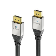 Компьютерные разъемы и переходники sonero S-DC000-020 DisplayPort кабель 2 m Черный
