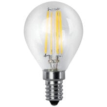 MATEL Led spherical filament bulb G45 E14 cool clear 4W