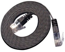 Wirewin SLIM UTP сетевой кабель 1 m Cat6 U/UTP (UTP) Черный PKW-SLIM-KAT6 1.0 SW