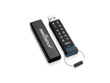 iStorage datAshur USB флеш накопитель 8 GB USB тип-A 2.0 Черный IS-FL-DA-256-8