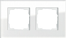 Smart sockets, switches and frames esprit Glas - White - Screwless - 95 mm - 166 mm - 9.85 mm - 1 pc(s)