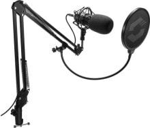 SPEEDLINK Volity Ready Черный Студийный микрофон SL-800010-BK