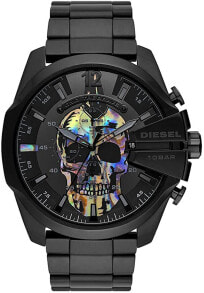 Men's Wristwatch with Bracelet diesel Men&#039;s Griffed Chronograph 48mm Case Size Stainless Steel Watch