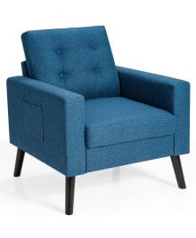 Modern Accent Armchair Upholstered Single Sofa Chair