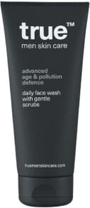 Gesichtsgel - True Men Skin Care Advanced Age & Pollution Defence Daily Face Wash With Gentle Scrubs