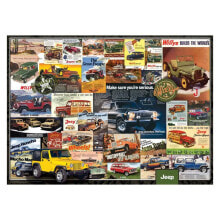 Puzzle Jeep Vintage Poster 1000 Teile