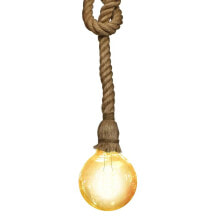 MATEL Vintage pendant light E27 rope 1 m