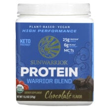 Растительный протеин Сунвориор, Warrior Blend Protein, с шоколадом, 375 г (13,2 унции)