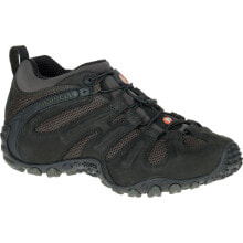 Мужская спортивная обувь для треккинга Мужские кроссовки спортивные треккинговые черные текстильные низкие демисезонные  Merrell Chameleon II Stretch