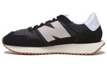 New Balance NB 237 舒适 耐磨 低帮 跑步鞋 男款 黑白色 / Кроссовки New Balance NB 237 MS237BTW