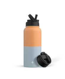 Купить посуда и приборы для сервировки стола JoyJolt: Water Bottle with Flip Lid, Sport Straw Lid, 32 oz