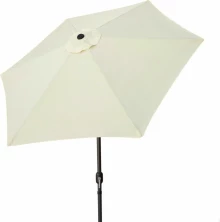 Parasol Aktive Cream Aluminium Steel 300 cm