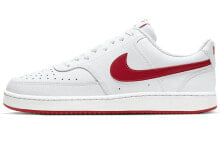 Nike Court Vision Low 防滑耐磨 低帮 板鞋 男款 白红 / Кроссовки Nike Court Vision Low CD5463-102