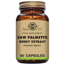 Витамины и БАДы для нервной системы Solgar Saw Palmetto Berry Extract Экстракт ягод со пальметто 60 капсул