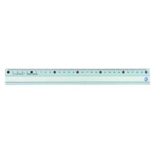 Q-CONNECT Aluminum metal ruler 30 cm