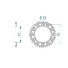 AFAM 72304 Self Clean Rear Sprocket