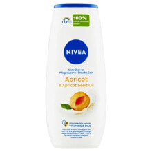 Nivea Apricot Soft Care Shower Смягчающий гель для душа с экстрактом абрикоса и маслом абрикосовых косточек 250 мл