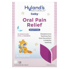 Baby, Oral Pain Relief, Nighttime, 0+ Months, 125 Quick-Dissolving Tablets