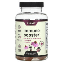 Snap Supplements, Жевательные мармеладки для иммунитета, малина, 60 жевательных таблеток