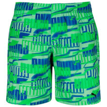 PUMA Printed All Over Mid Swimming Shorts