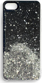 Hurtel Star Glitter etui pokrowiec do iPhone 13 Pro błyszcząca brokatowa obudowa czarny